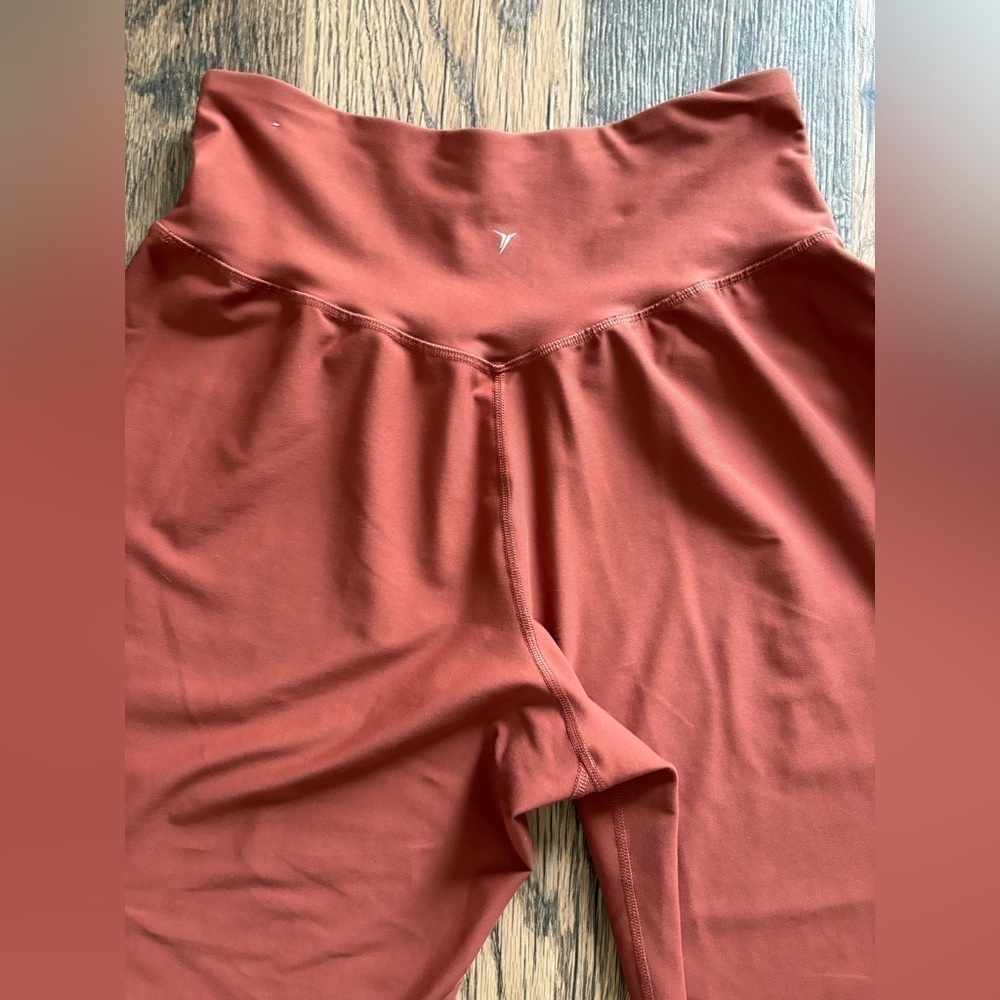 Old Navy Elevate Go Dry Women’s Leggings Joggers Orange Size Medium - Picture 7 of 7